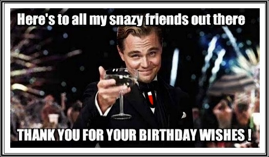 Funny Thank You Birthday Wishes
 Funny Birthday Thank You Meme Quotes