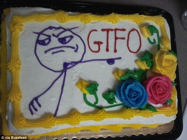 Funny Things To Write On A Birthday Cake
 Say it with cake The shocking not so sweet messages that