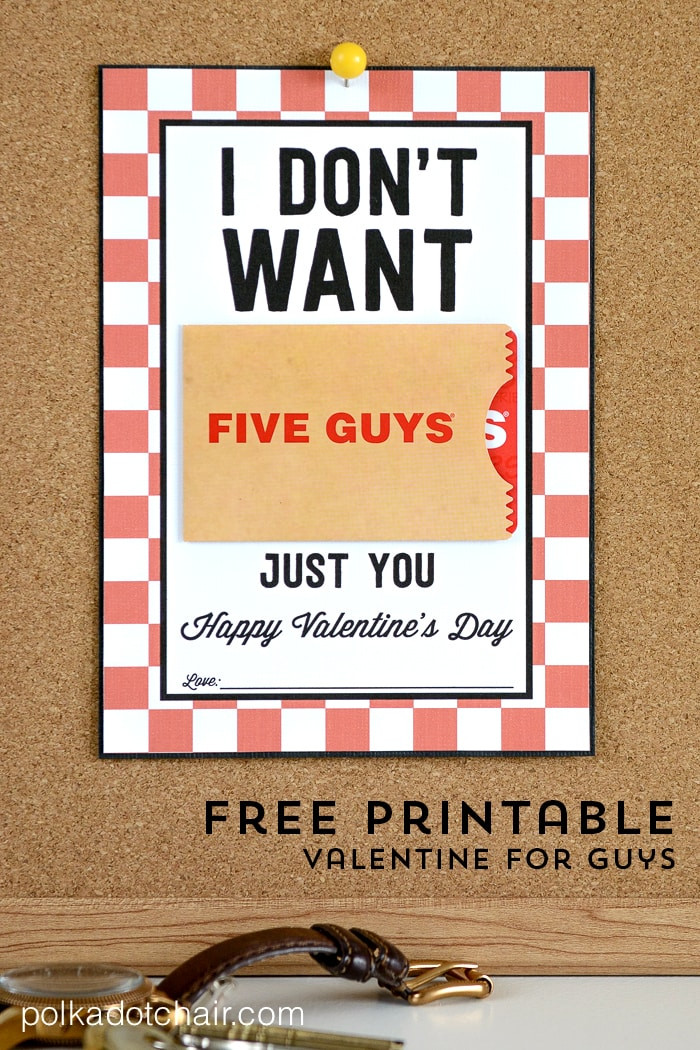 Funny Valentines Day Gifts For Him
 Valentine Gifts for Him a Free Printable Gift Card Holder