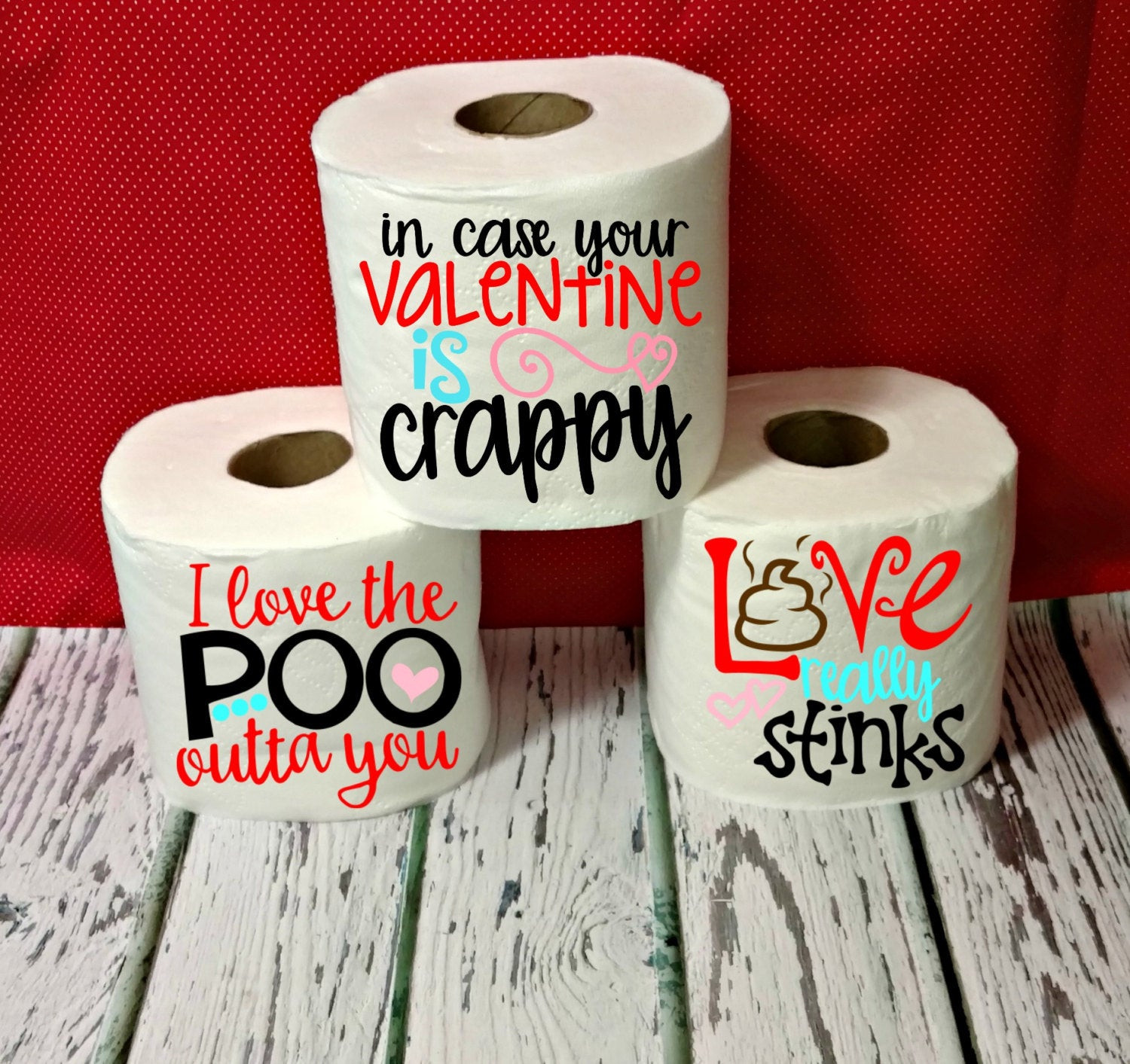 Funny Valentines Day Gifts
 Valentine Gag Gift Toilet Paper Funny Valentines Day Gift