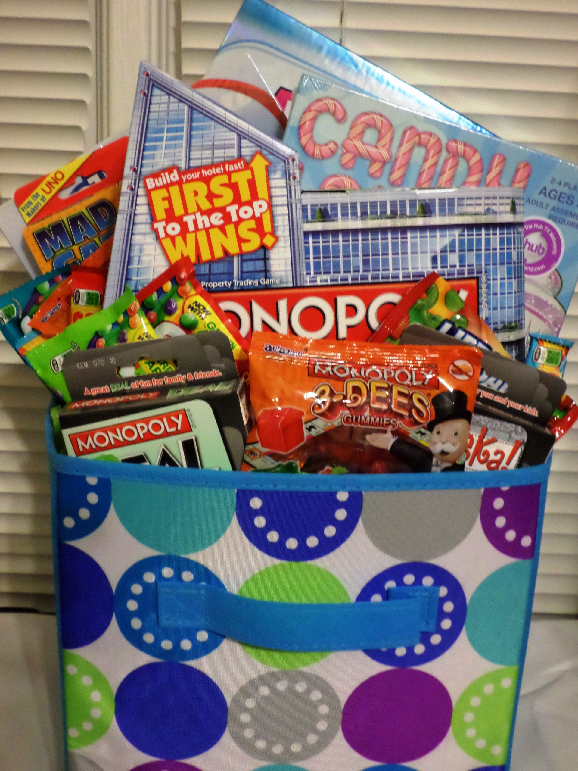 Game Night Gift Basket Ideas
 Game Night Basket Gift Baskets Pinterest