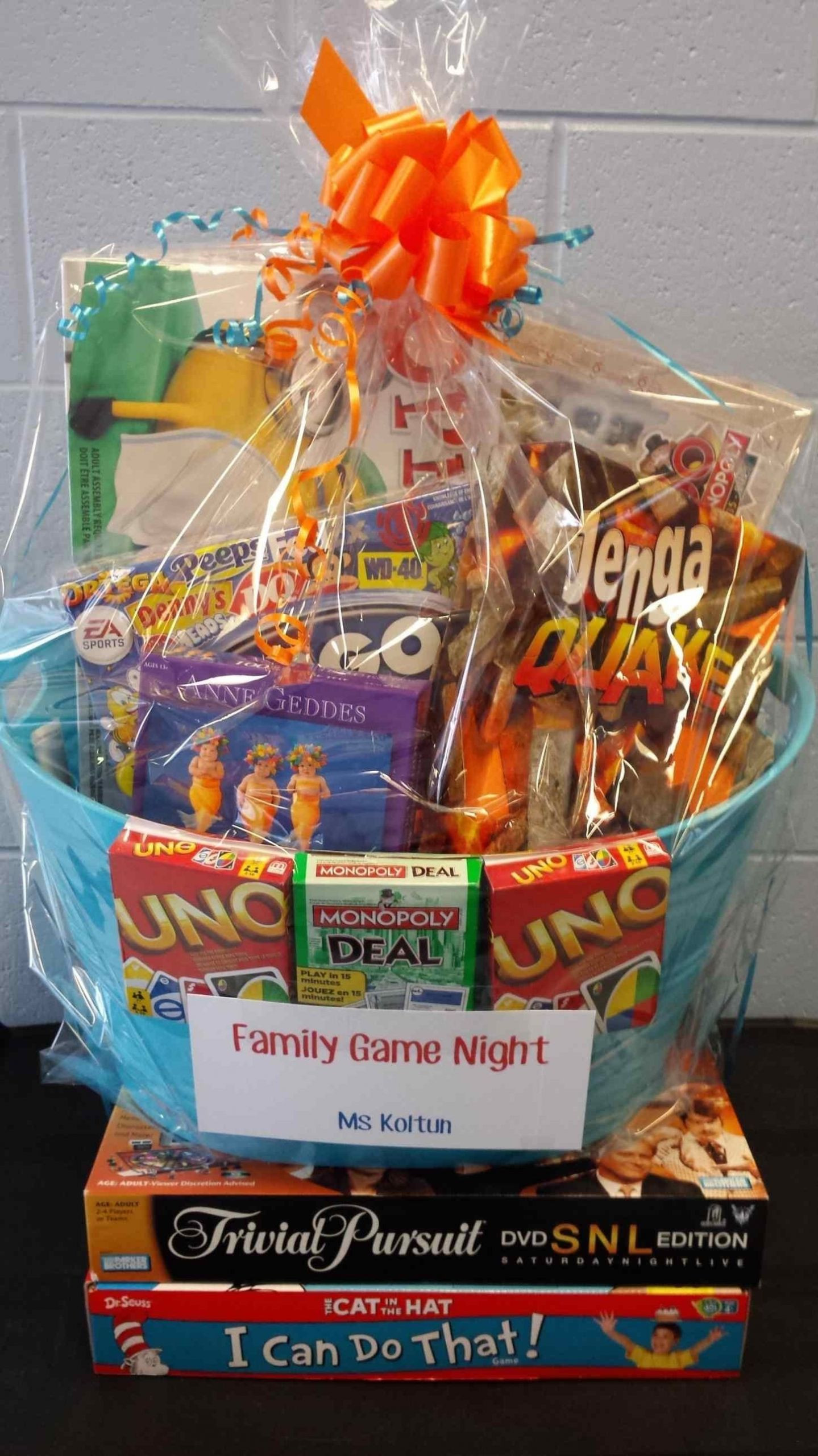 Game Night Gift Basket Ideas
 22 the Best Ideas for Family Game Night Gift Basket