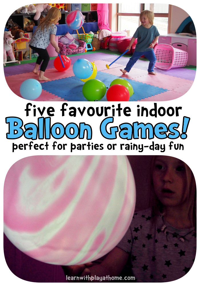 Games To Play At Kids Birthday Party
 Learn with Play at Home 5 fun indoor balloon party games