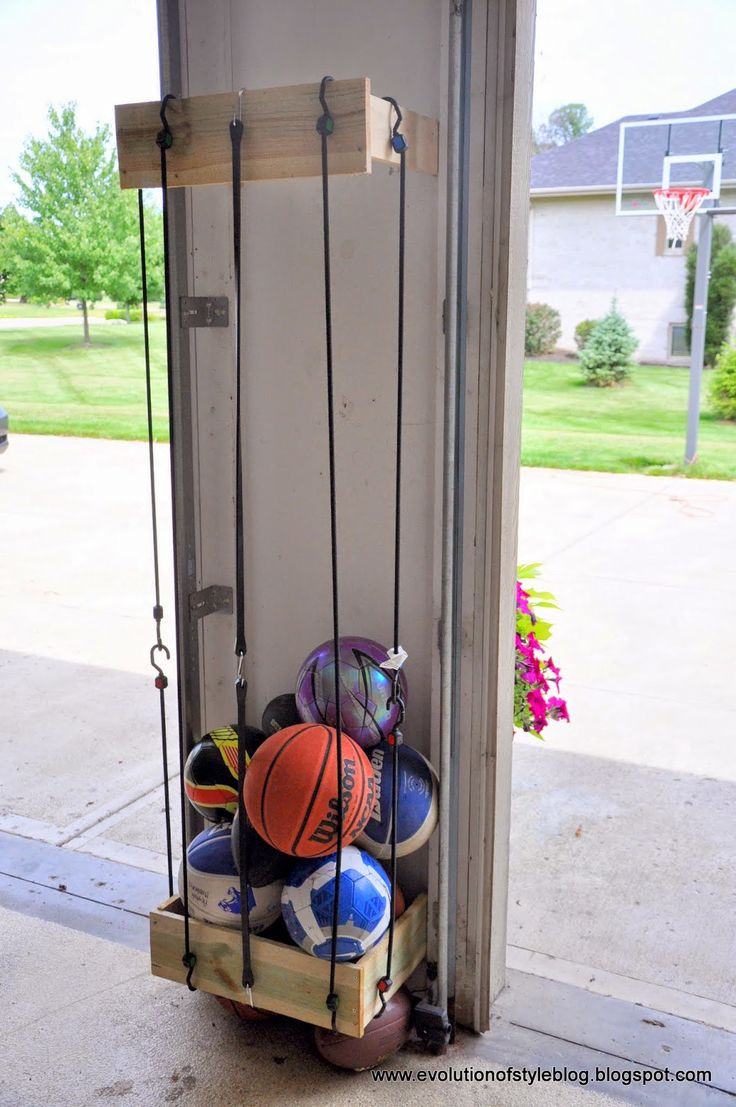 Garage Ball Organizer
 21 best Garage mudroom images on Pinterest