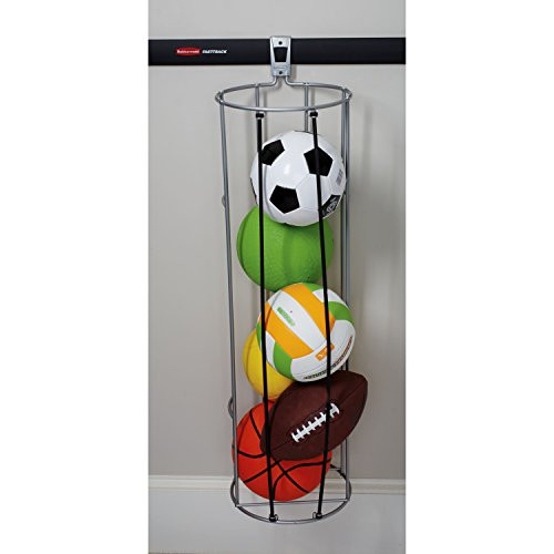 Garage Ball Organizer
 Rubbermaid FastTrack Garage Storage Vertical Ball Rack