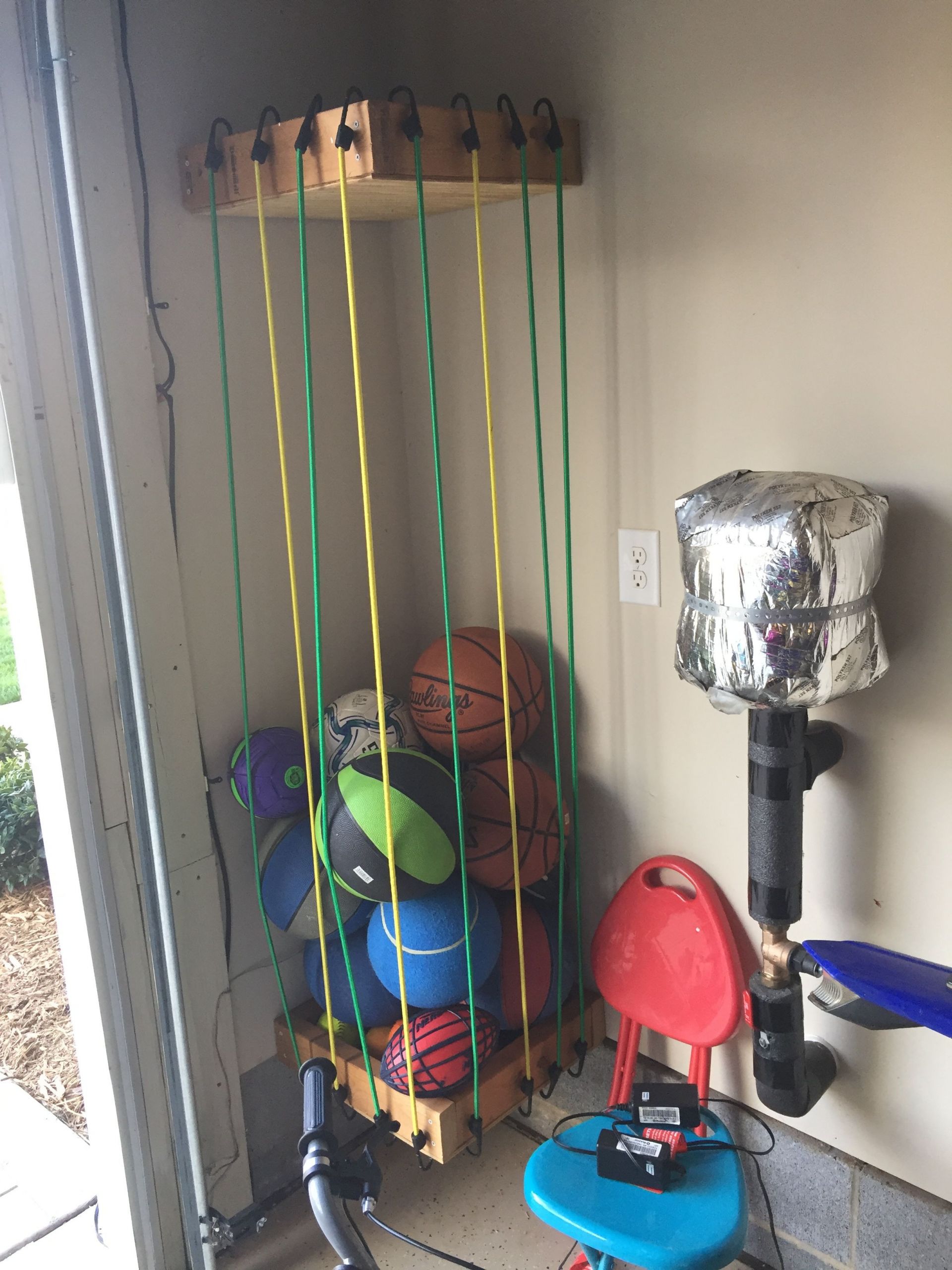 Garage Ball Organizer
 Garage Ball Storage