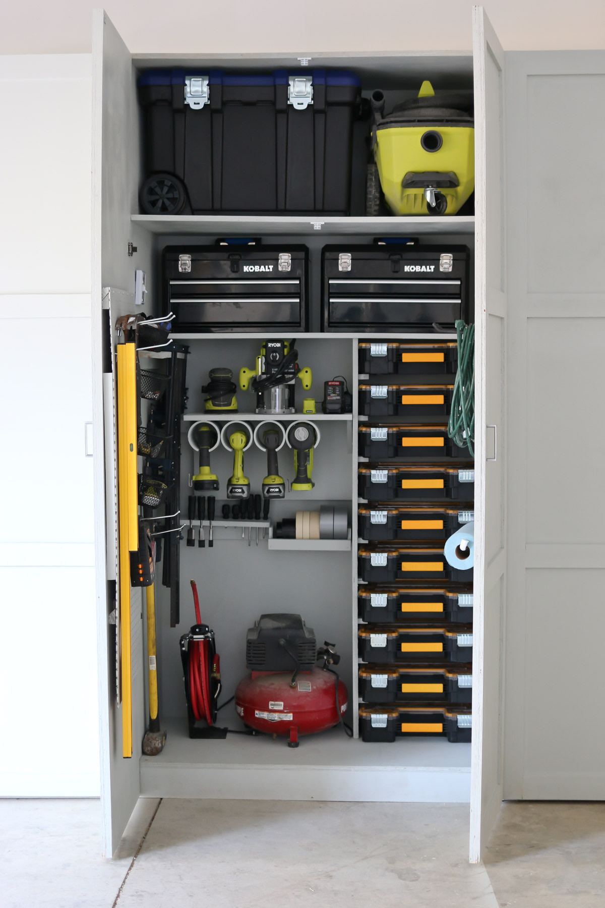 Garage Cabinet Organization
 Garage Tool Storage and Organization Ideas Tidbits