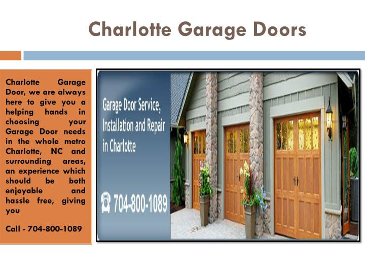 Garage Door Repairs Charlotte Nc
 PPT Garage Door Repair Charlotte NC Openers