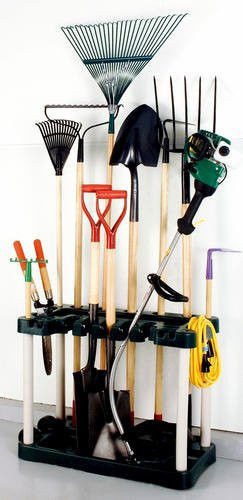 Garage Garden Tool Organizer
 Plano Long Handle Yard & Garden Garage Tool Organizer