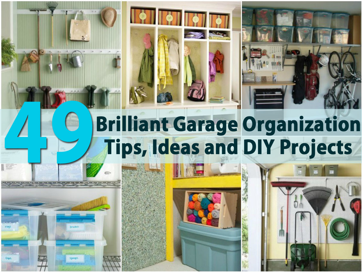 Garage Organization Diy
 49 Brilliant Garage Organization Tips Ideas and DIY