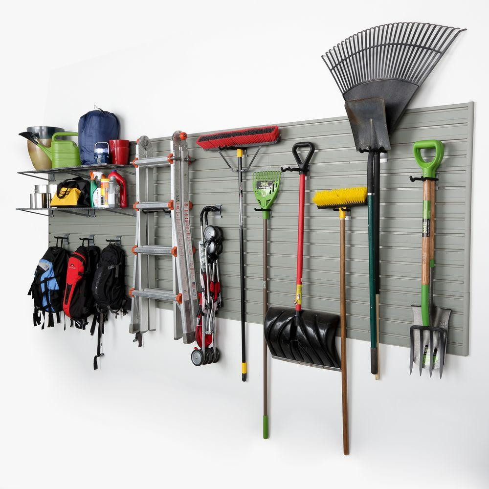 Garage Organization Hooks
 Flow Wall Modular Garage Wall Panel Storage Set with