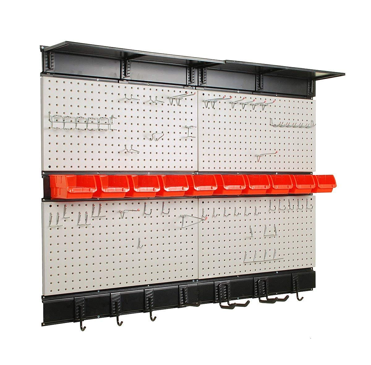 Garage Organization Hooks
 Ultrawall Garage Storage Pegboard with Hooks Garage