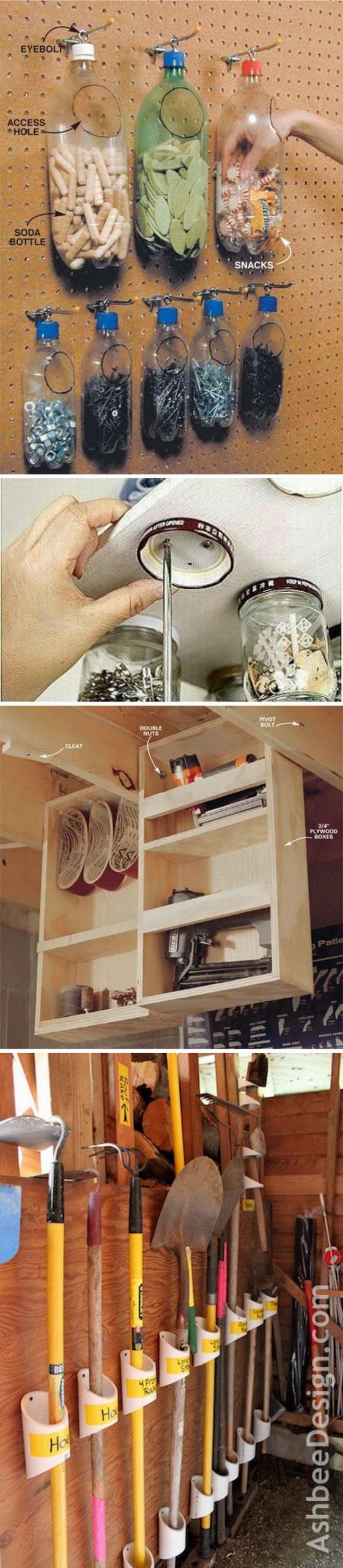 Garage Organization Ideas
 30 Great DIY Ideas for Garage Storage and Organization