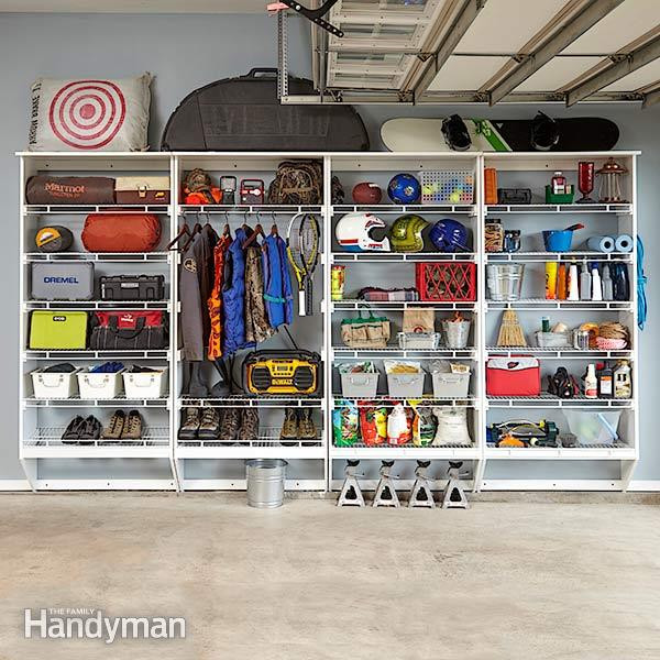 Garage Organization Plan
 Wire Shelving & Melamine Garage Storage Plans