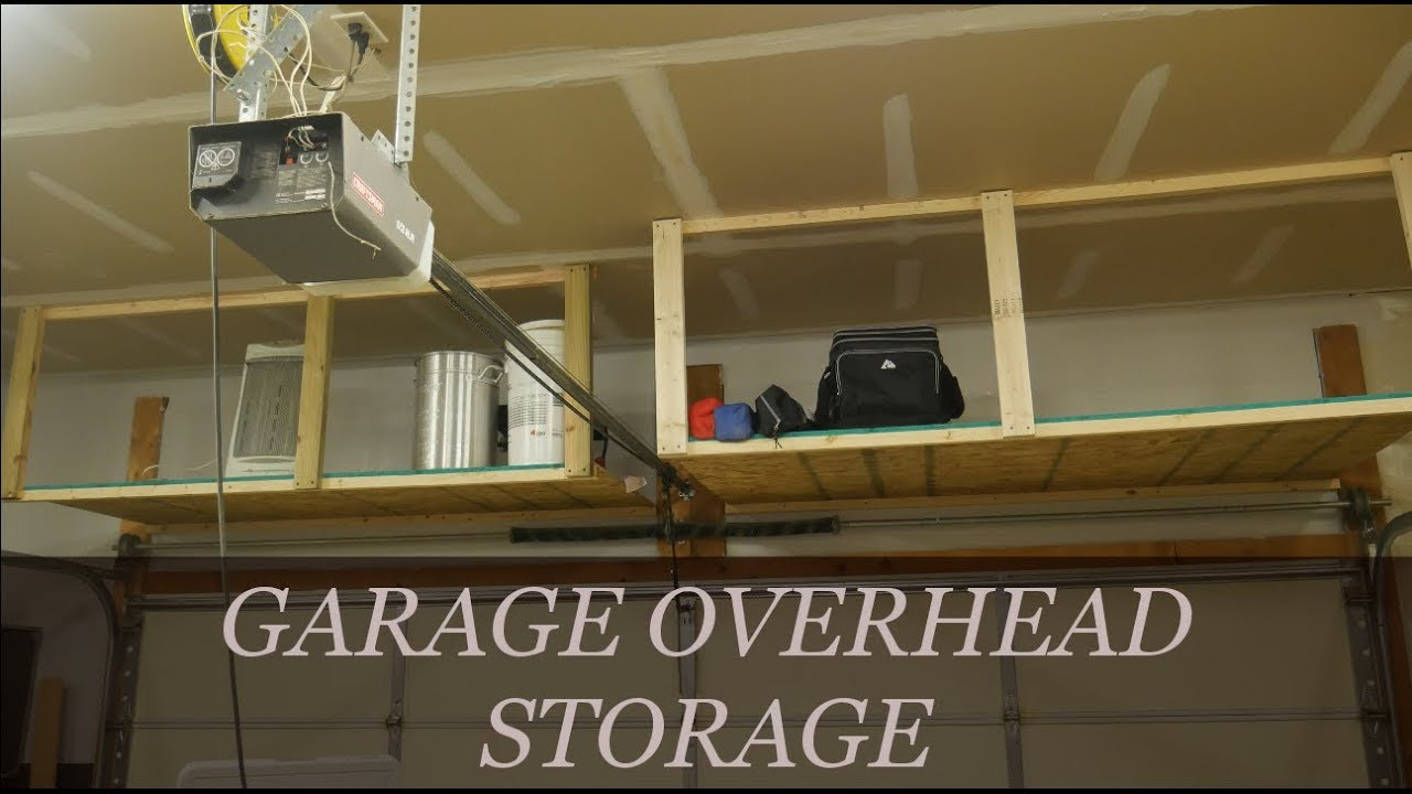 Garage Organization Racks
 Easy DIY Overhead Garage Storage Rack