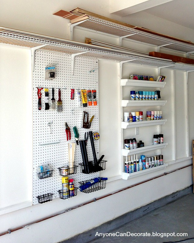 Garage Organizer Ideas
 Garage Storage on a Bud • The Bud Decorator