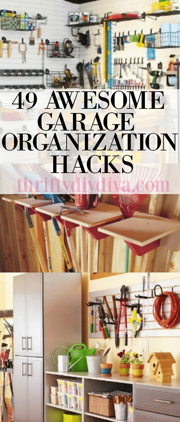 Garage Organizing Hacks
 49 Awesome Garage Organization Hacks Homeschool Giveaways