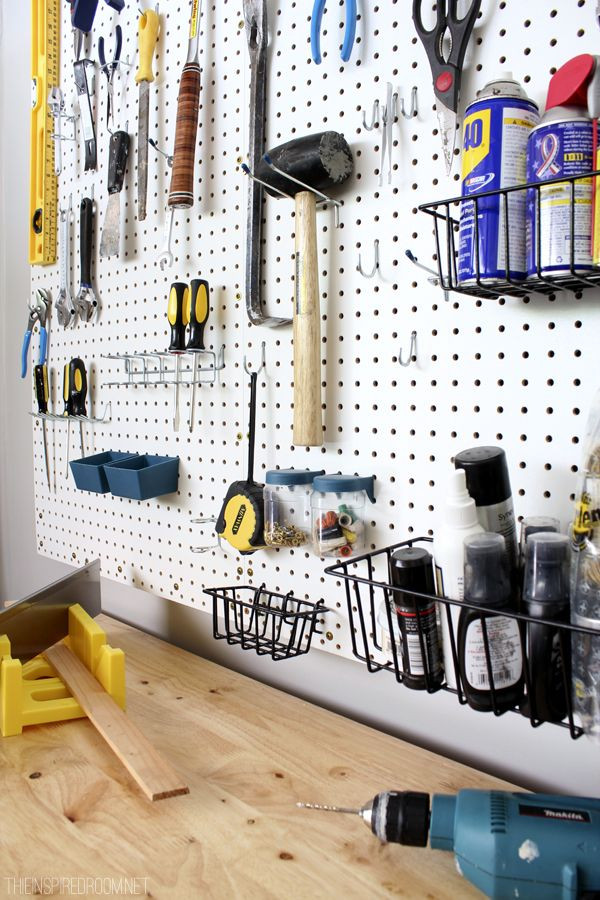 Garage Pegboard Organization
 Pegboard Organization Garage Ideas A Interior Design