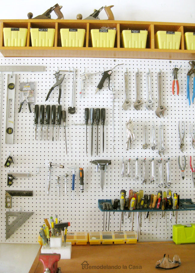 Garage Pegboard Organization
 Garage Organization How to Install a Pegboard