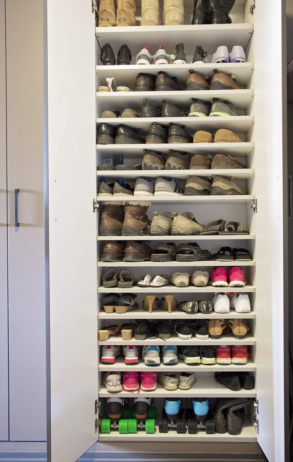 Garage Shoe Organizer
 Ideas to Get Your Garage s Shoe Pile Under Control