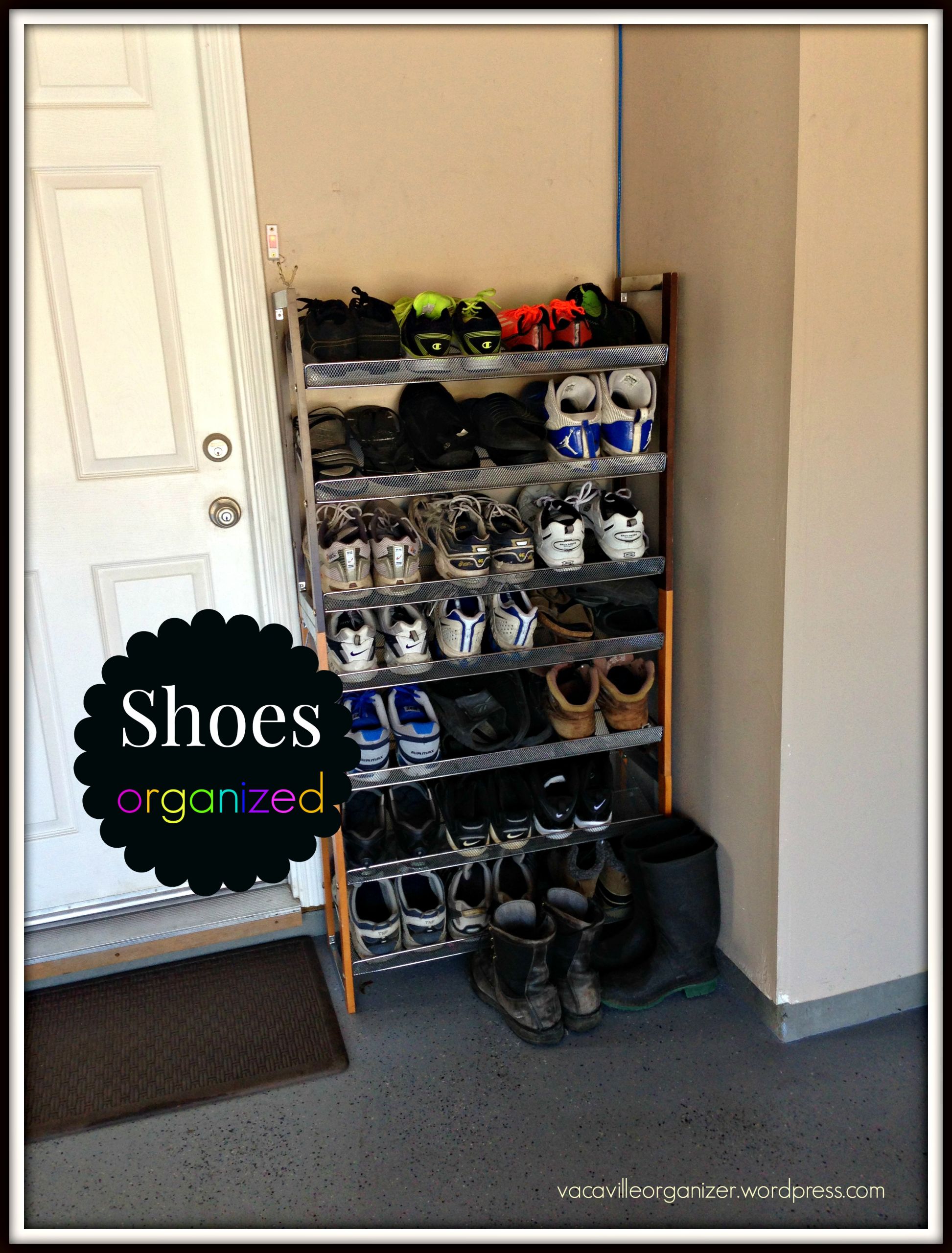 Garage Shoe Organizer
 garage organization – Vacaville Organizer e blog