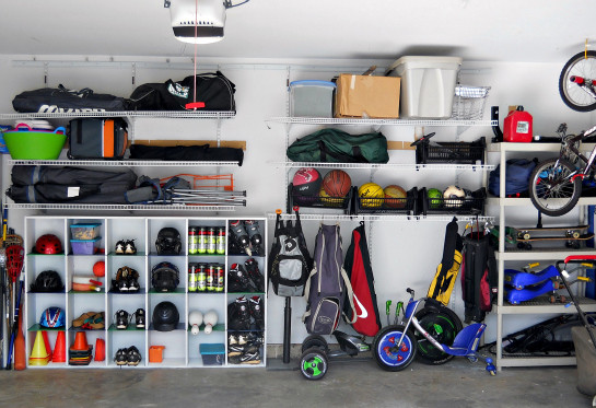Garage Sport Organizer
 IHeart Organizing Reader Space Trash to Treasure Garage