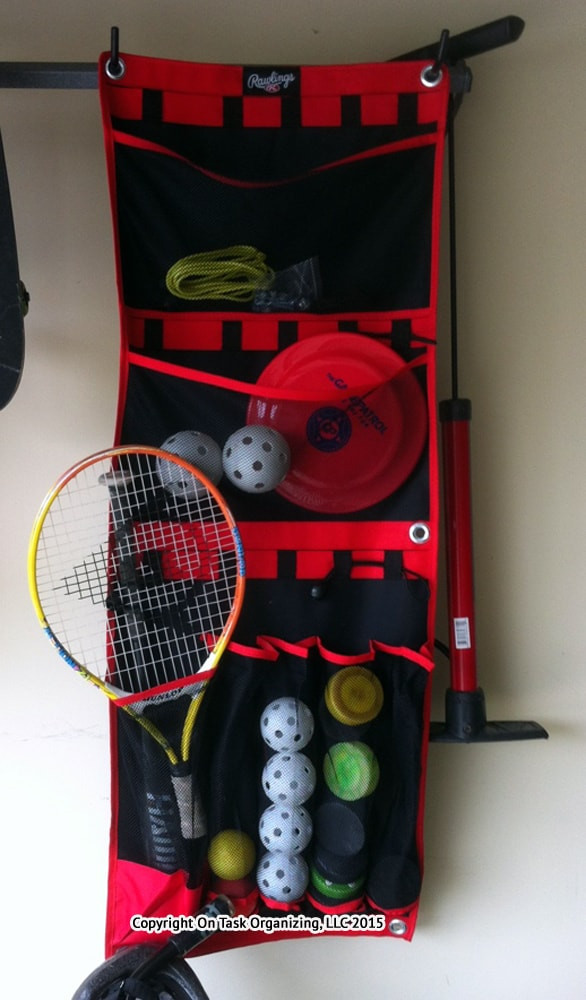 Garage Sport Organizer
 Storing Sports Equipment