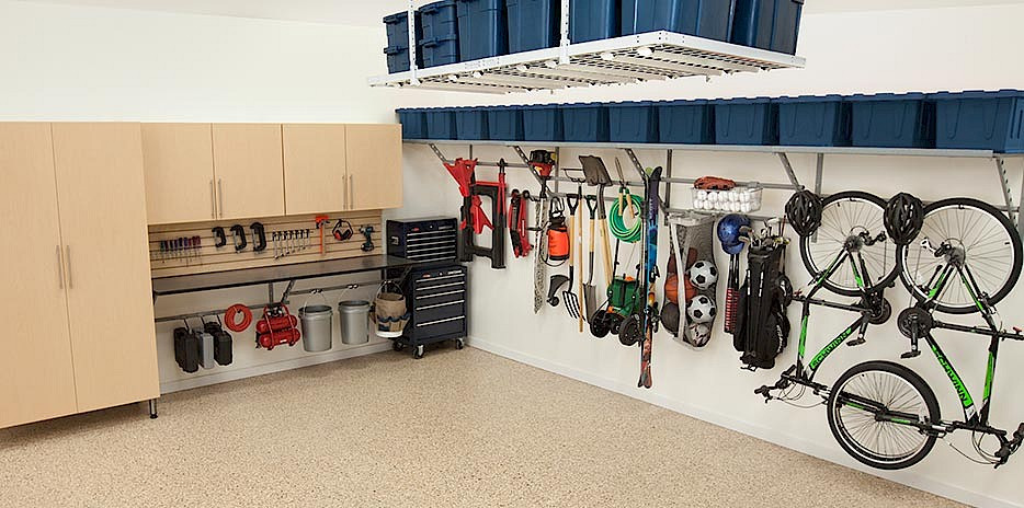 Garage Storage Organizers
 Custom Garage Shelves by Monkey Bar Garage Storage