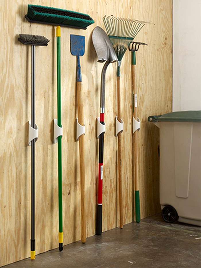 Garage Tool Organization
 Organize your garage by making a PVC yard tool storage