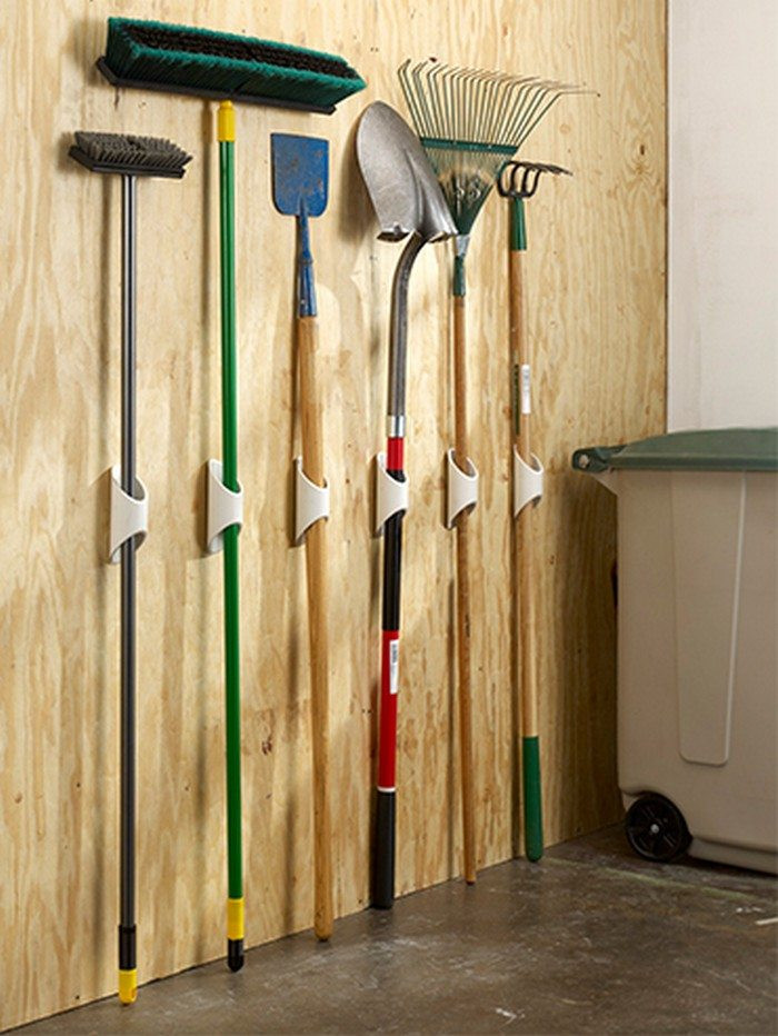 Garage Tool Organization Ideas
 Build a yard tool organizer from PVC