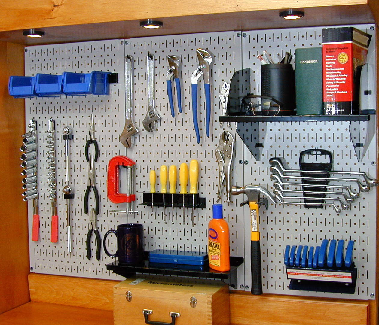 Garage Tool Organization
 Wall control tool organizer pegboard galvanized steel