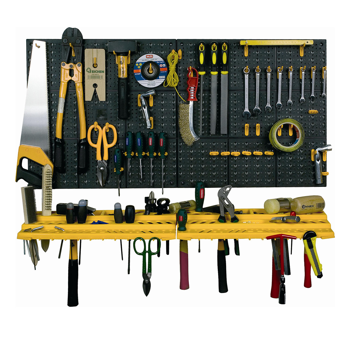 Garage Tool Organizer
 Garage Tool Rack Wall Workshop Storage Kit Plastic