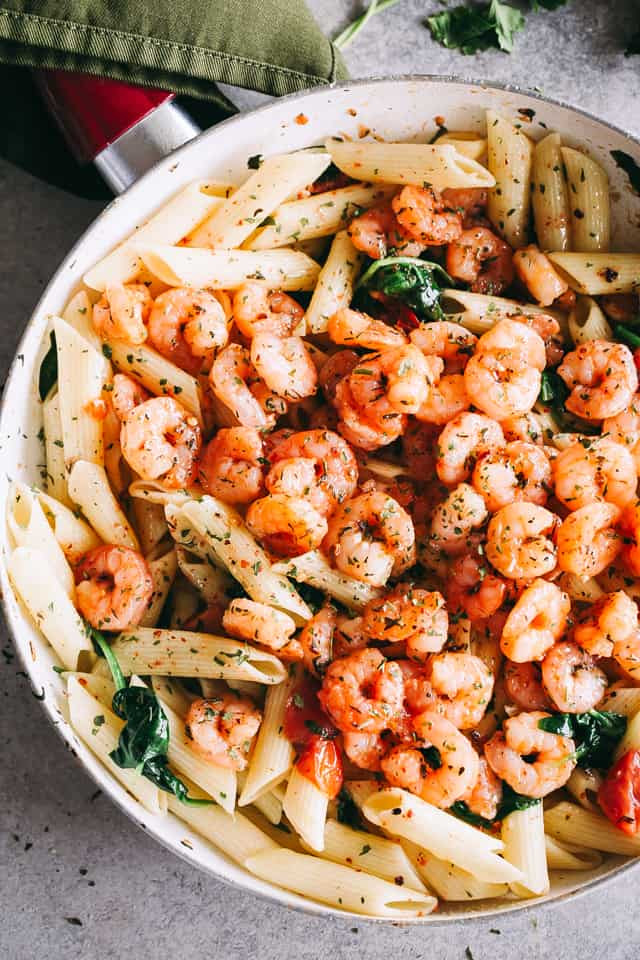 Garlic Butter Shrimp Pasta Recipe
 Garlic Butter Shrimp Pasta Recipe Shrimp Dinner Ready in