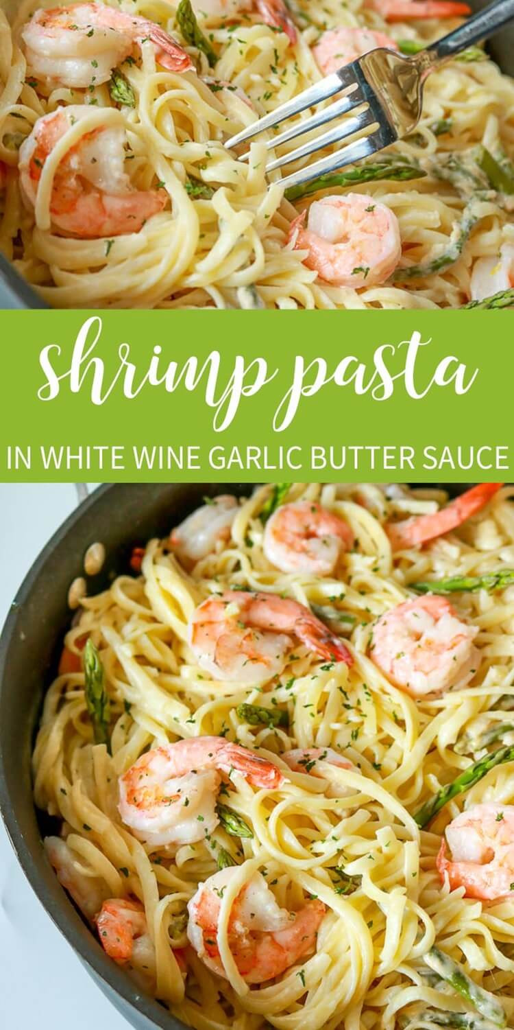 Garlic Butter Shrimp Pasta Recipe
 Garlic Butter Shrimp Pasta in White Wine Sauce – That s