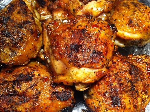 Gas Grilled Chicken Thighs
 Chicken Thighs on a Weber Grill Part 3 BBQ Dry Rubs