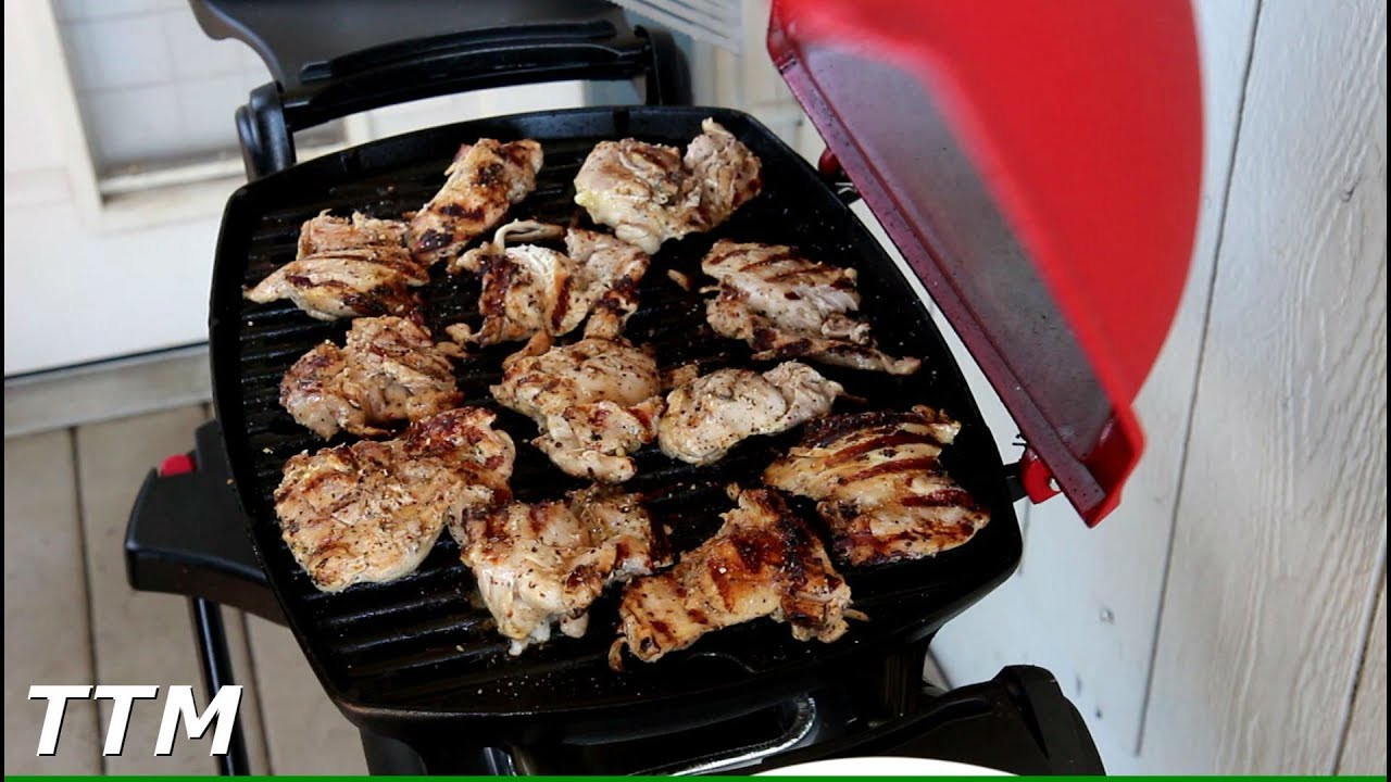 Gas Grilled Chicken Thighs
 Chicken Thighs on the Weber Q Gas Grill