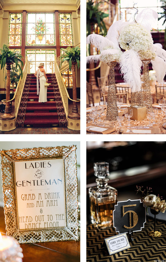 Gatsby Themed Wedding
 A Great Gatsby Themed Wedding The Party of the Year