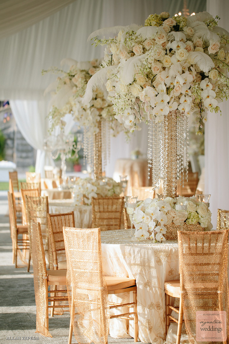 Gatsby Themed Wedding
 WEDDING FLORAL DESIGN GOES GATSBY CHIC crazyforus