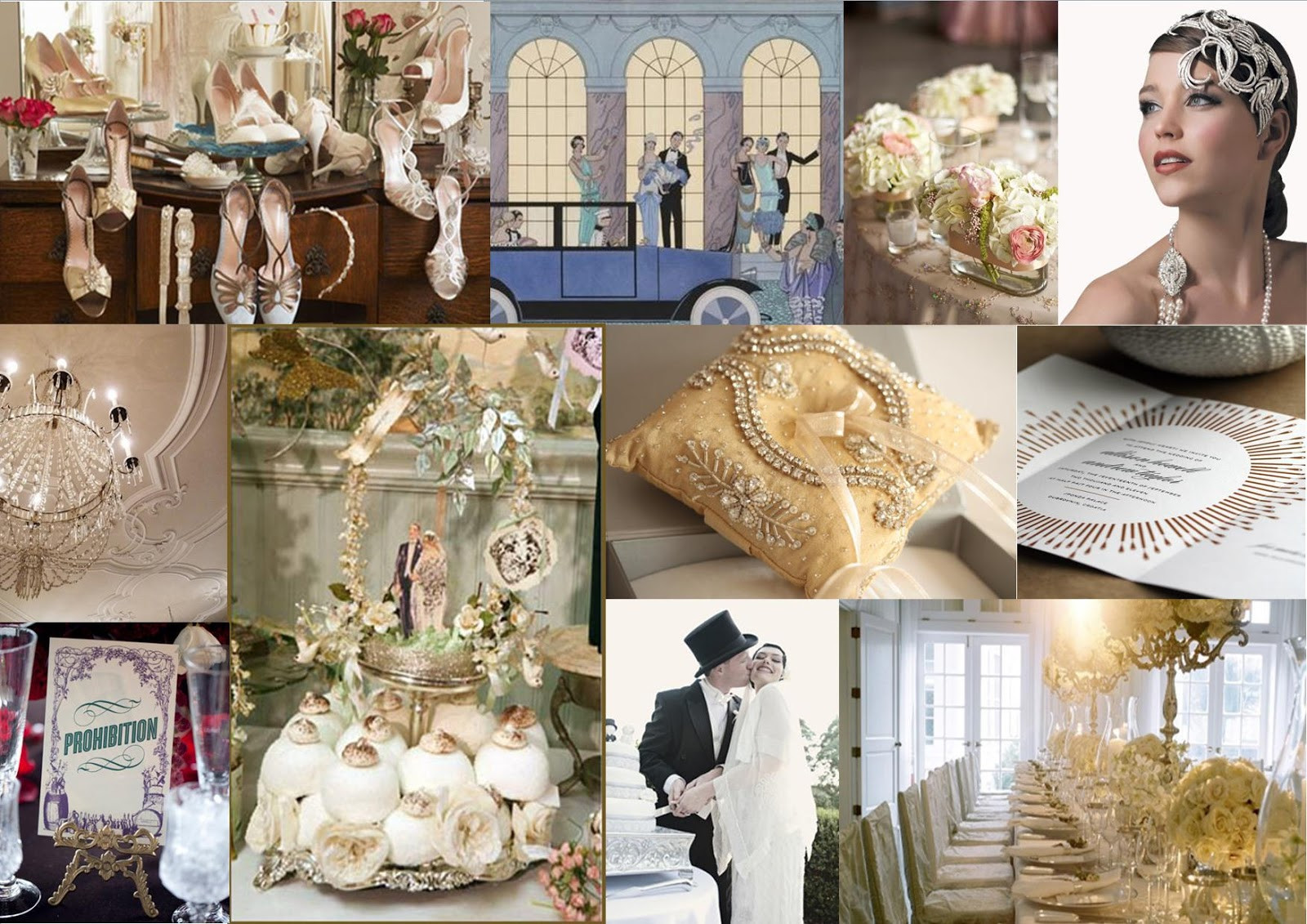 Gatsby Themed Wedding
 Mia s Bridal & Tailoring Gatsby Inspired Glamour