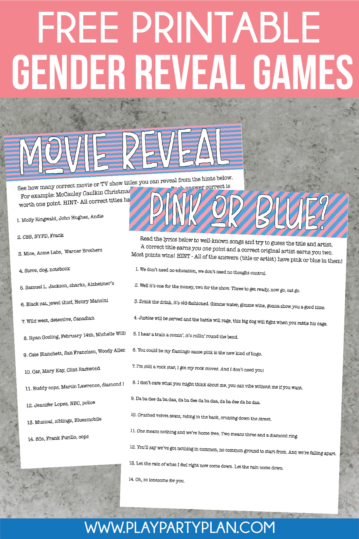 Gender Party Ideas Games
 12 of the Best Gender Reveal Party Games Ever Play Party