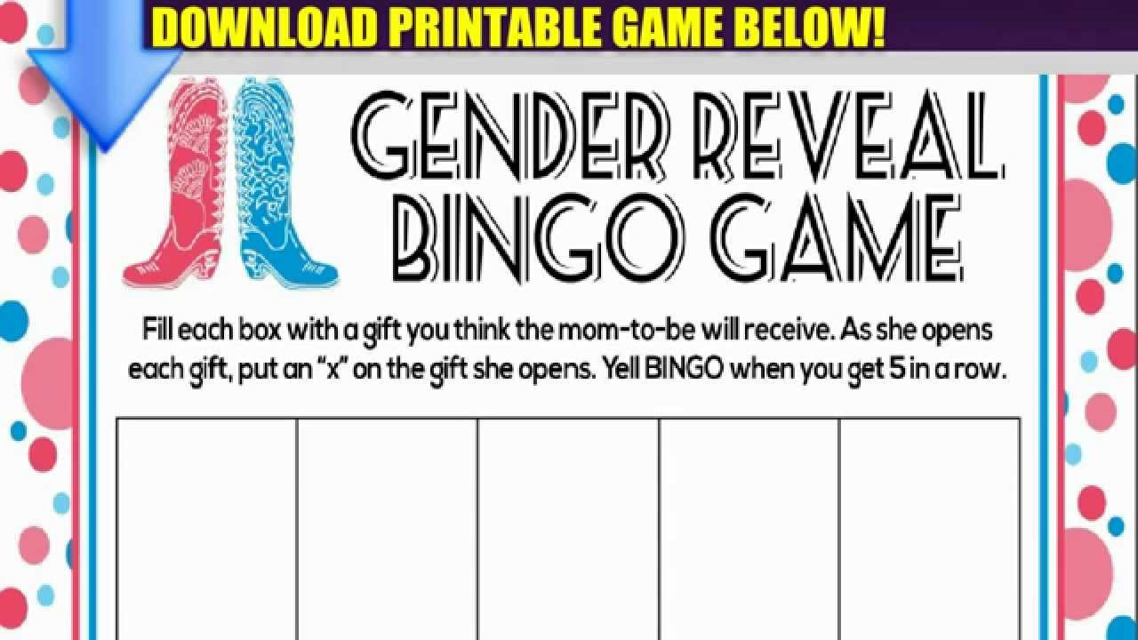 Gender Party Ideas Games
 Games To Play At Gender Reveal Party