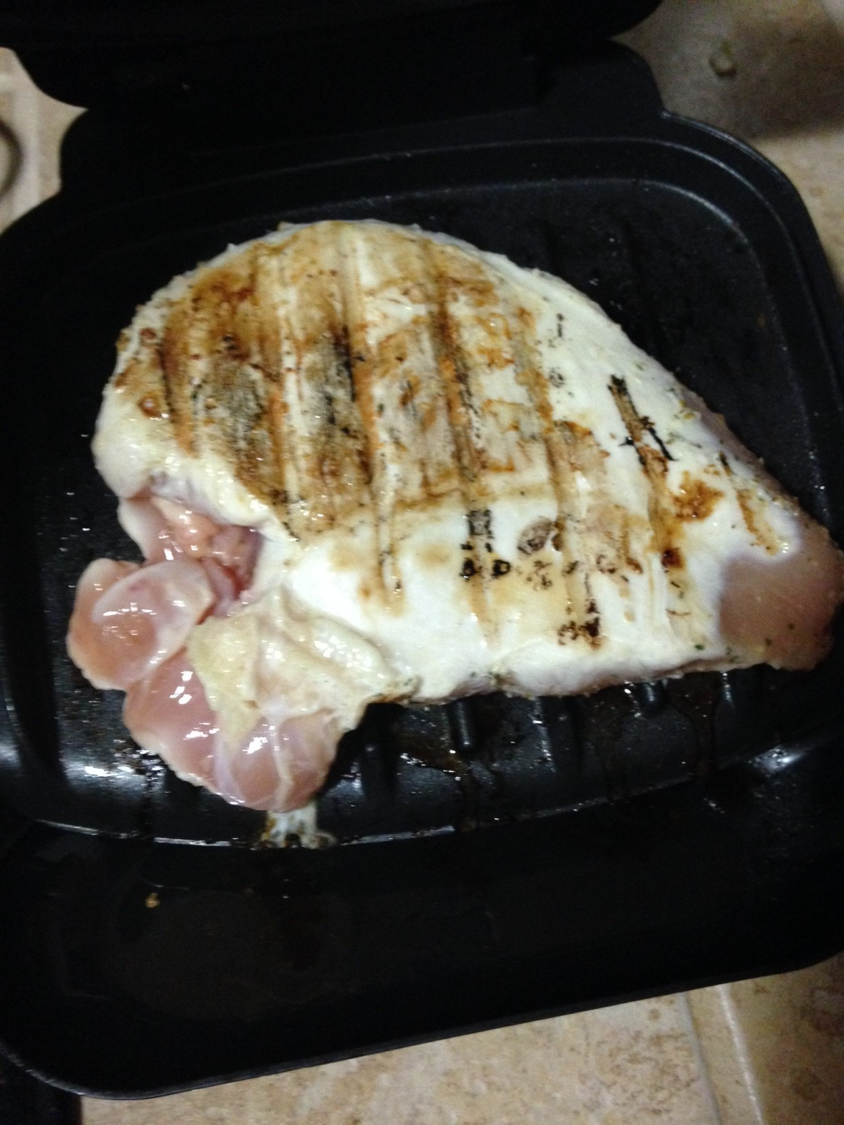 George Foreman Grill Chicken Breasts
 Paleo George Foreman = America Pedro Carrion