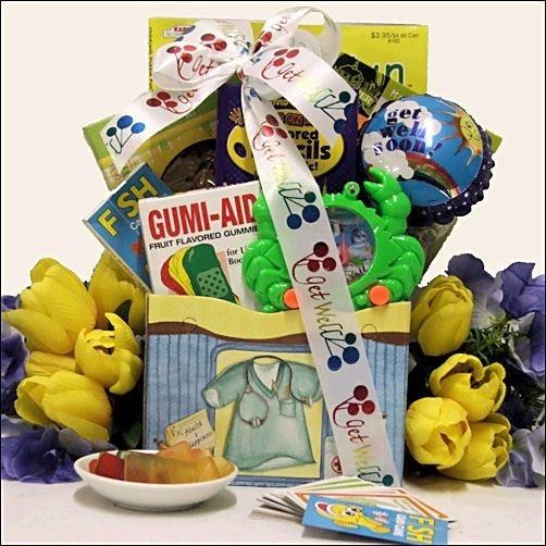 Get Well Gift Ideas For Kids
 107 best images about Gift basket ideas on Pinterest