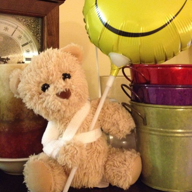 Get Well Gifts For Kids With Broken Arm
 For a patient with a broken arm dollar store bear gauze