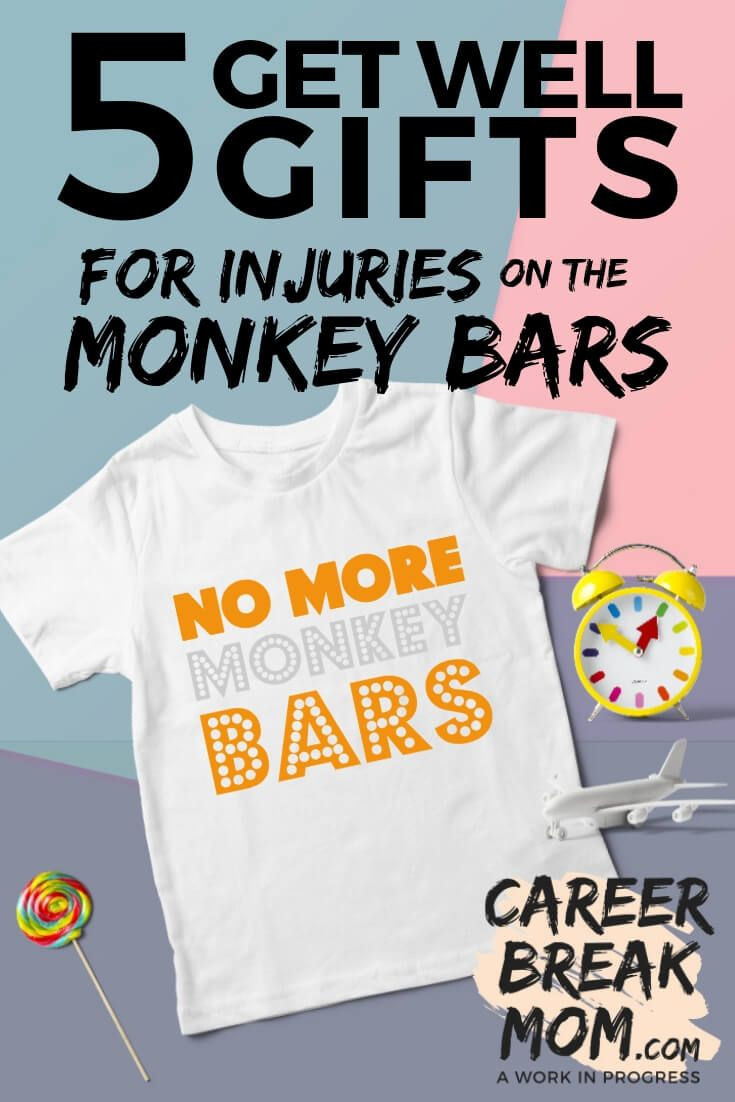 Get Well Gifts For Kids With Broken Arm
 Funny Get Well Soon Gifts for the Monkey Bars Broken Arm