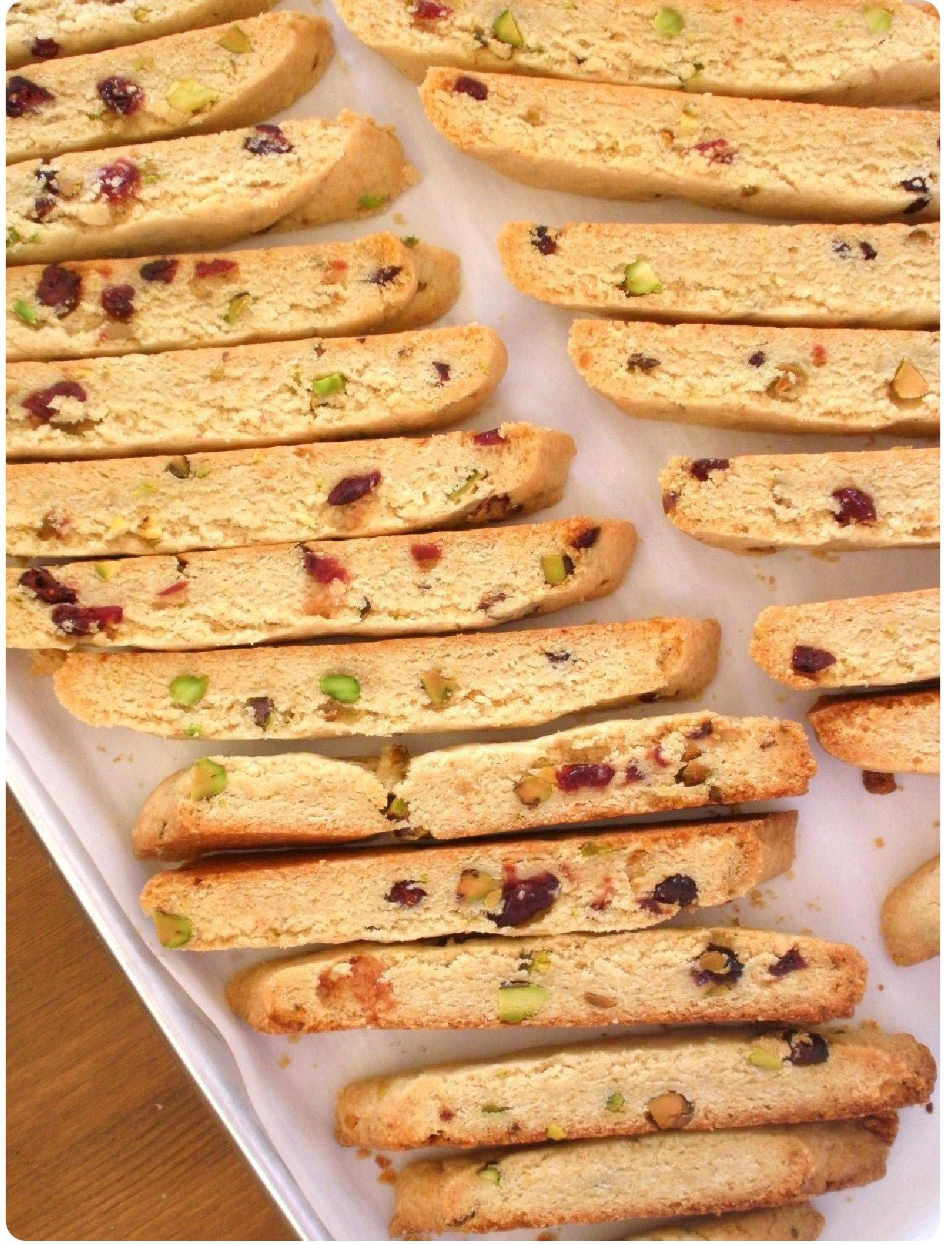 Giada Holiday Biscotti
 Loved this Holiday Cranberry Pistachio Biscotti recipe