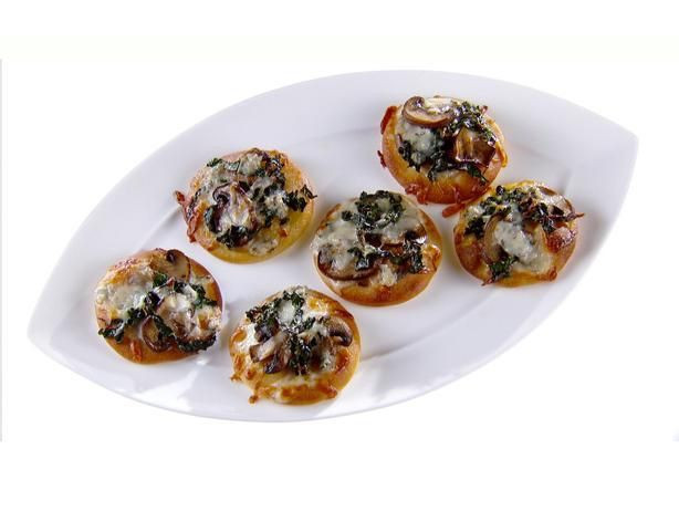 Giada Stuffed Mushroom
 Roasted Mushroom and Kale Pizzette