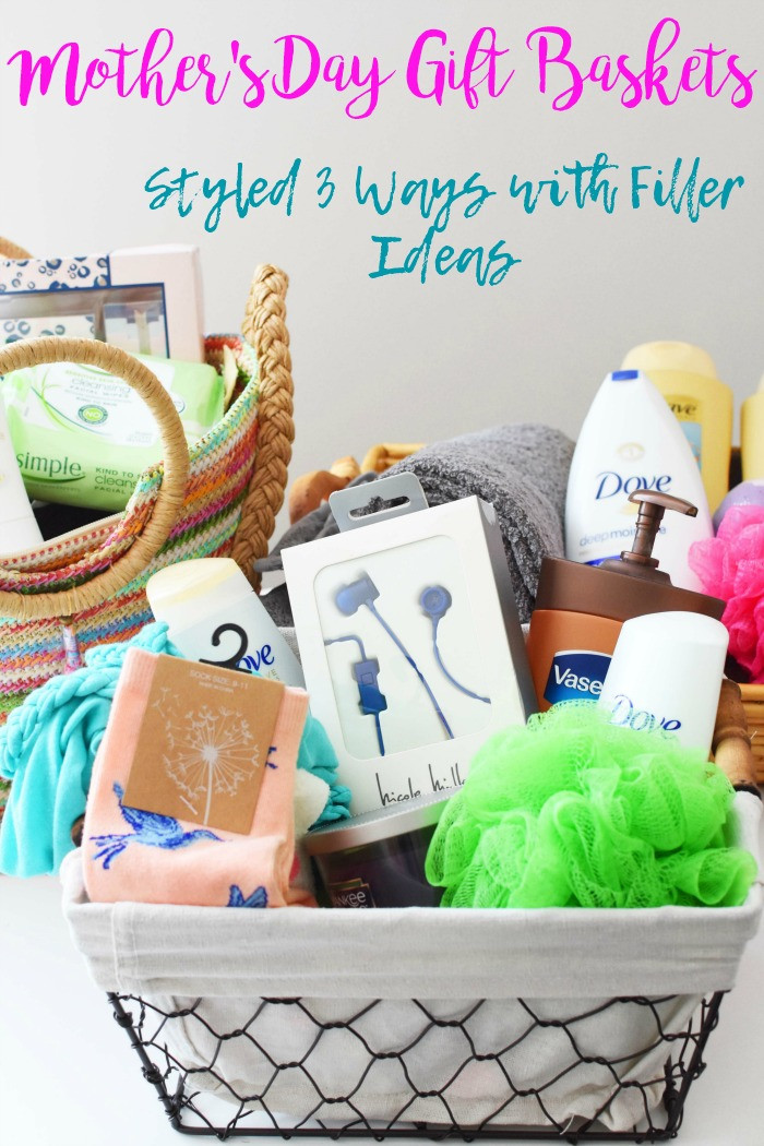 Gift Basket Filler Ideas
 Mother s Day Gift Basket Styled 3 Ways With Filler Ideas