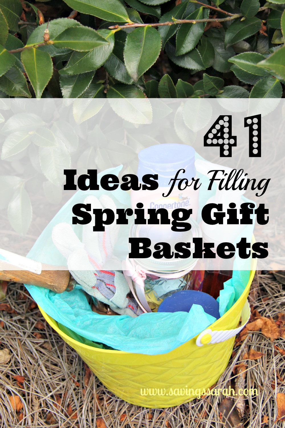 Gift Basket Filler Ideas
 41 Ideas to Fill Spring Gift Baskets Earning and Saving