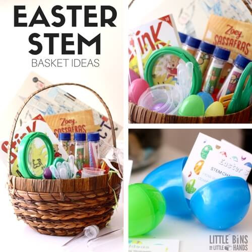 Gift Basket Filler Ideas
 STEM Easter Basket Ideas for Kids Science Activities